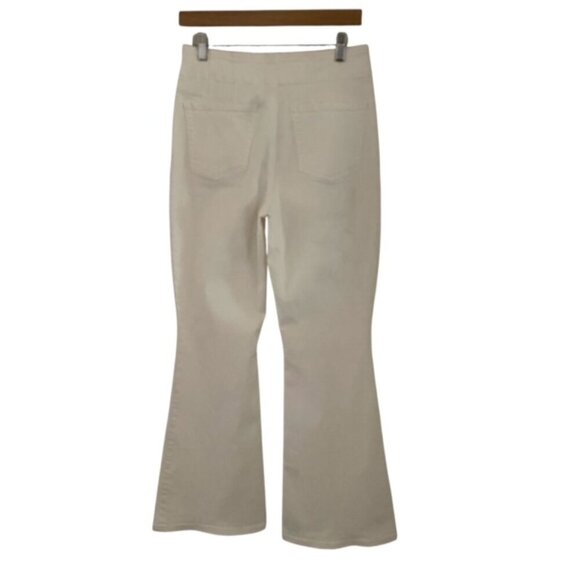 M Jeans by Maurices High Rise White Flare Jeans 10 - Picture 4 of 5